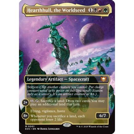 Hearthhull, the Worldseed (Borderless) (EOC-001) - Commander: Edge of Eternities Foil
