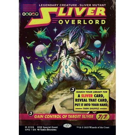 Sliver Overlord (Showcase) (SPG-128) - Special Guests Foil