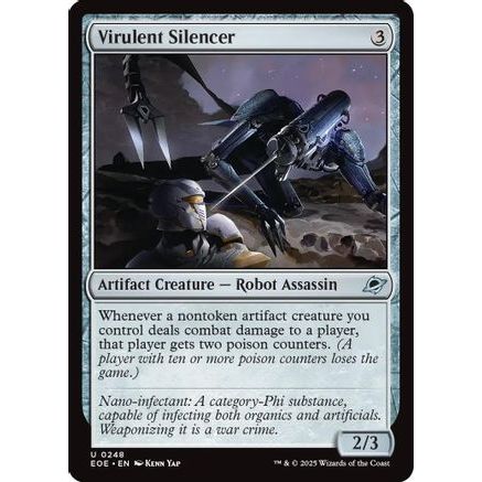 Virulent Silencer (EOE-248) - Edge of Eternities Foil