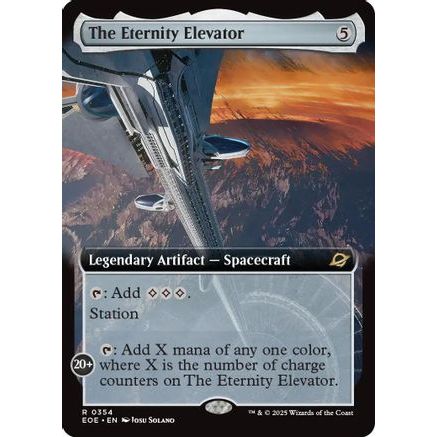 The Eternity Elevator (Extended Art) (EOE-354) - Edge of Eternities Foil