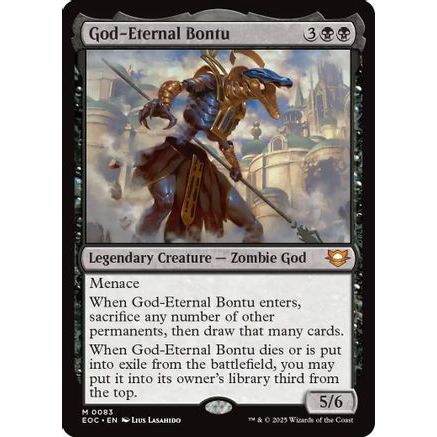 God-Eternal Bontu (EOC-083) - Commander: Edge of Eternities