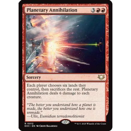 Planetary Annihilation (EOC-012) - Commander: Edge of Eternities