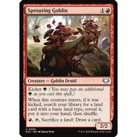 Sprouting Goblin (EOC-090) - Commander: Edge of Eternities