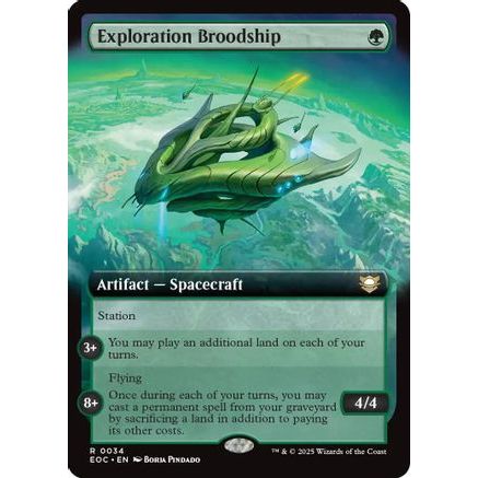 Exploration Broodship (Extended Art) (EOC-034) - Commander: Edge of Eternities