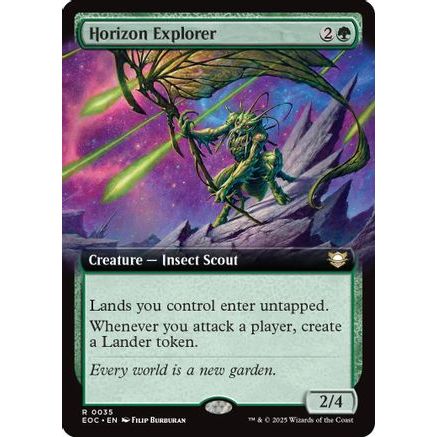 Horizon Explorer (Extended Art) (EOC-035) - Commander: Edge of Eternities