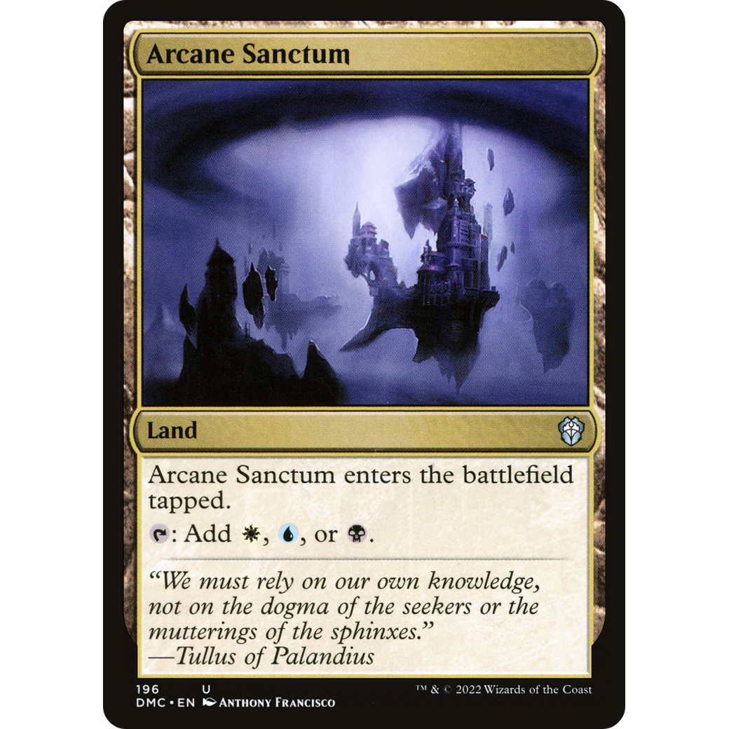 Arcane Sanctum (DMC-196) - Dominaria United Commander