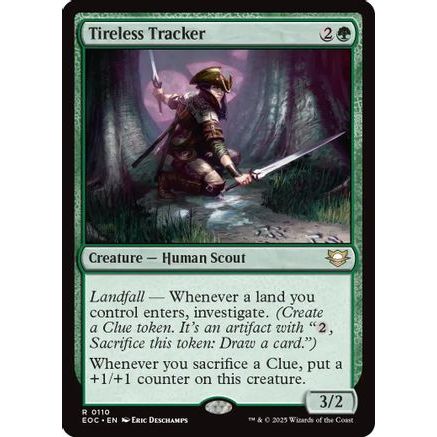 Tireless Tracker (EOC-110) - Commander: Edge of Eternities