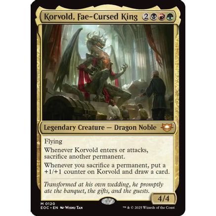 Korvold, Fae-Cursed King (EOC-120) - Commander: Edge of Eternities