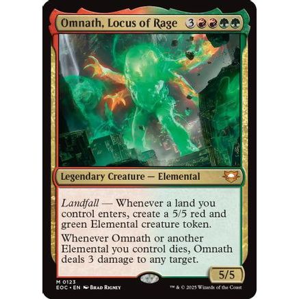 Omnath, Locus of Rage (EOC-123) - Commander: Edge of Eternities
