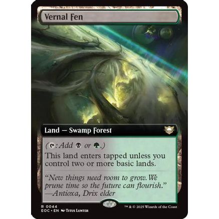 Vernal Fen (Extended Art) (EOC-044) - Commander: Edge of Eternities
