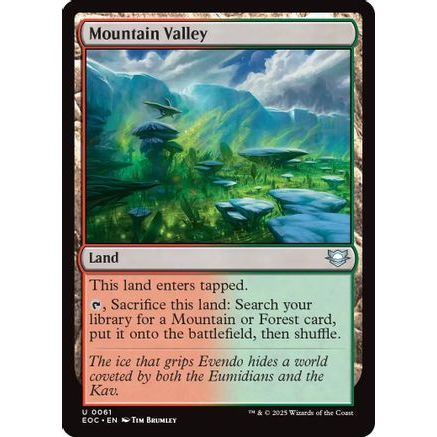 Mountain Valley (EOC-061) - Commander: Edge of Eternities