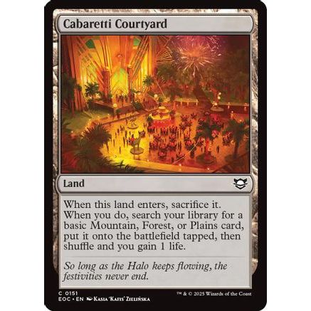 Cabaretti Courtyard (EOC-151) - Commander: Edge of Eternities