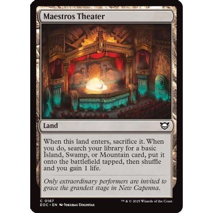Maestros Theater (EOC-167) - Commander: Edge of Eternities