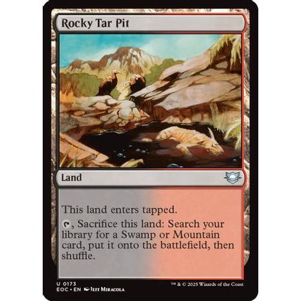 Rocky Tar Pit (EOC-173) - Commander: Edge of Eternities