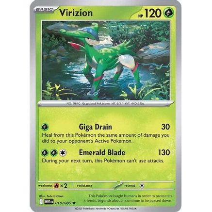 Virizion 10 - SV White Flare Holofoil