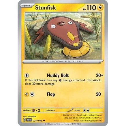 Stunfisk 35 - SV White Flare Reverse Holofoil