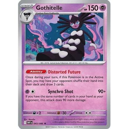 Gothitelle 43 - SV White Flare Holofoil