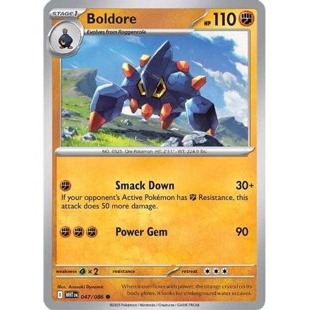 Boldore 47 - SV White Flare Reverse Holofoil