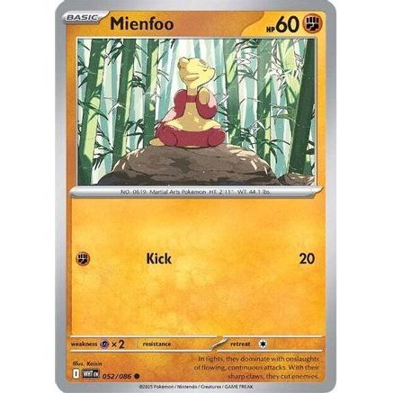 Mienfoo 52 - SV White Flare Reverse Holofoil