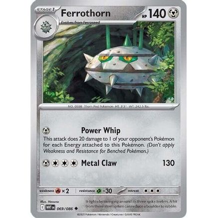 Ferrothorn 69 - SV White Flare Reverse Holofoil