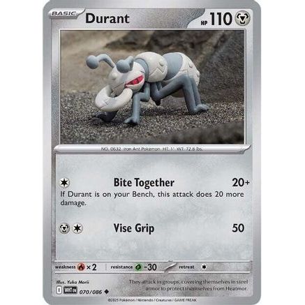 Durant 70 - SV White Flare Reverse Holofoil