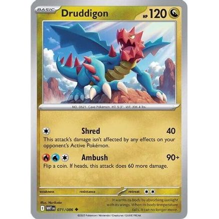Druddigon 71 - SV White Flare Reverse Holofoil