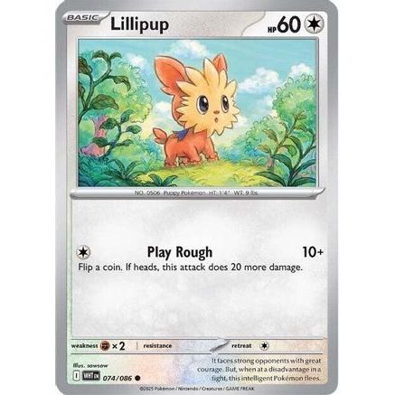 Lillipup 74 - SV White Flare Reverse Holofoil