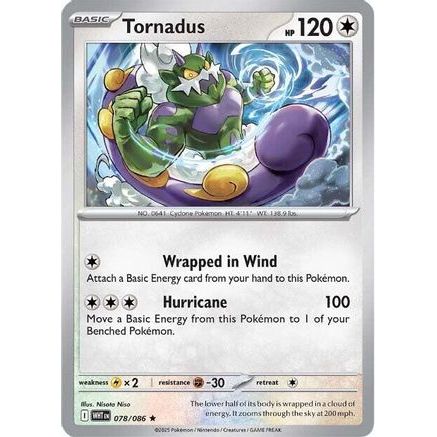 Tornadus 78 - SV White Flare Holofoil