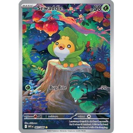 Sewaddle - 087/086 87 - SV White Flare Holofoil