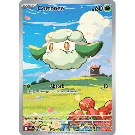Cottonee - 090/086 90 - SV White Flare Holofoil