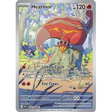 Heatmor - 104/086 104 - SV White Flare Holofoil