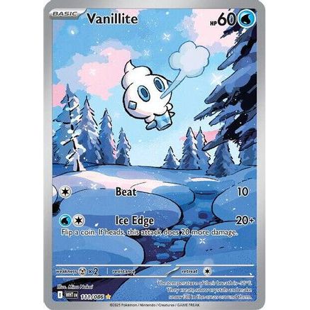 Vanillite - 111/086 111 - SV White Flare Holofoil