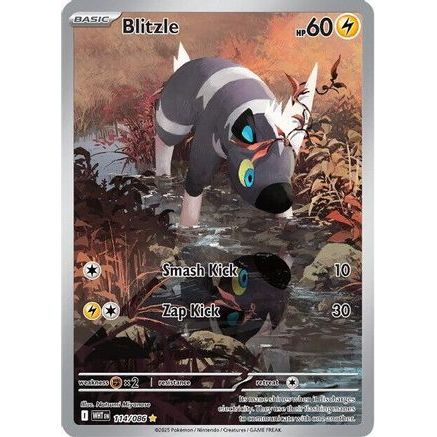 Blitzle - 114/086 114 - SV White Flare Holofoil