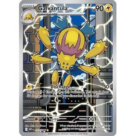 Galvantula - 117/086 117 - SV White Flare Holofoil