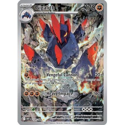 Gigalith - 129/086 129 - SV White Flare Holofoil
