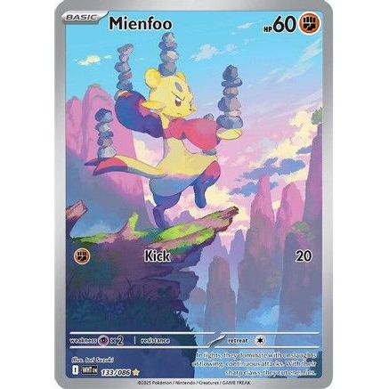 Mienfoo - 133/086 133 - SV White Flare Holofoil
