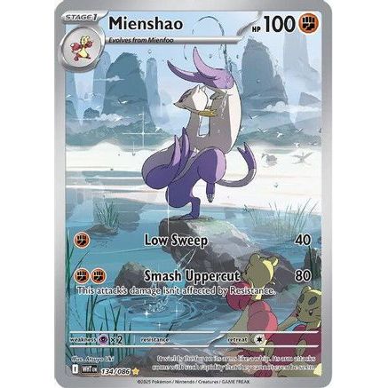 Mienshao - 134/086 134 - SV White Flare Holofoil
