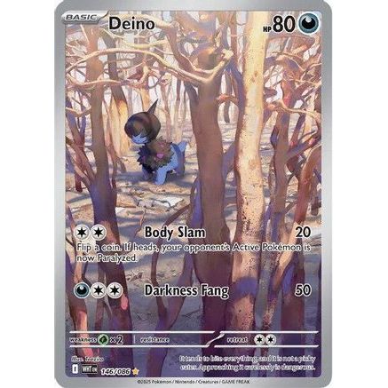Deino - 146/086 146 - SV White Flare Holofoil