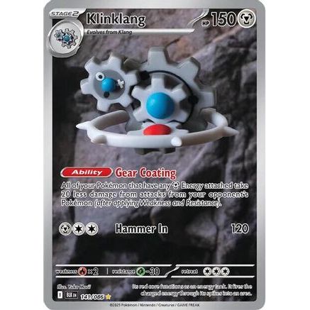 Klinklang - 141/086 141 - SV Black Bolt Holofoil
