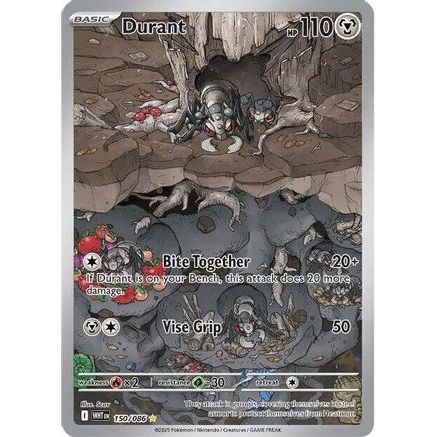 Durant - 150/086 150 - SV White Flare Holofoil