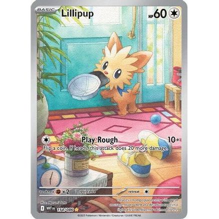 Lillipup - 154/086 154 - SV White Flare Holofoil