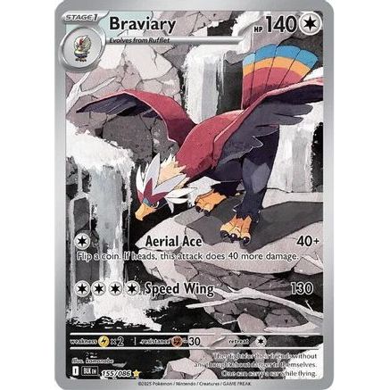 Braviary - 155/086 155 - SV Black Bolt Holofoil
