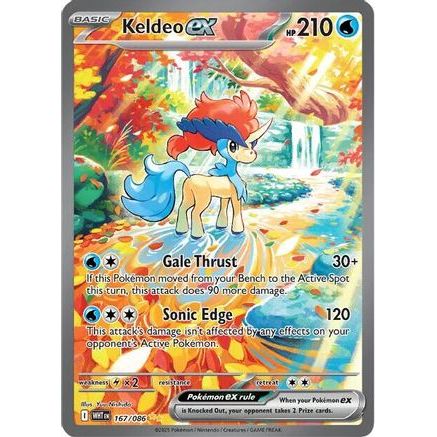 Keldeo ex - 167/086 167 - SV White Flare Holofoil