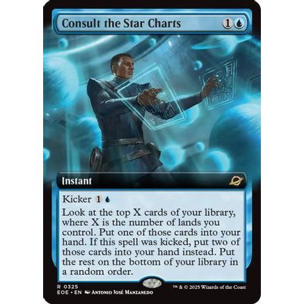 Consult the Star Charts (Extended Art) (EOE-325) - Edge of Eternities Foil