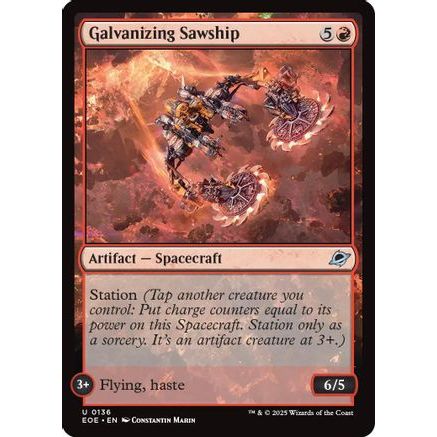 Galvanizing Sawship (EOE-136) - Edge of Eternities Foil