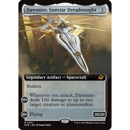 Dawnsire, Sunstar Dreadnought (Extended Art) (EOE-351) - Edge of Eternities Foil