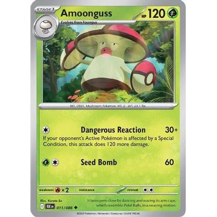 Amoonguss 11 - SV Black Bolt Reverse Holofoil