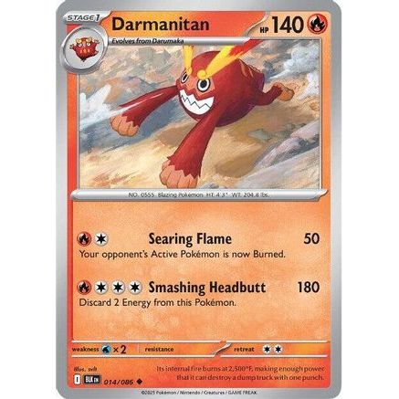 Darmanitan 14 - SV Black Bolt Reverse Holofoil
