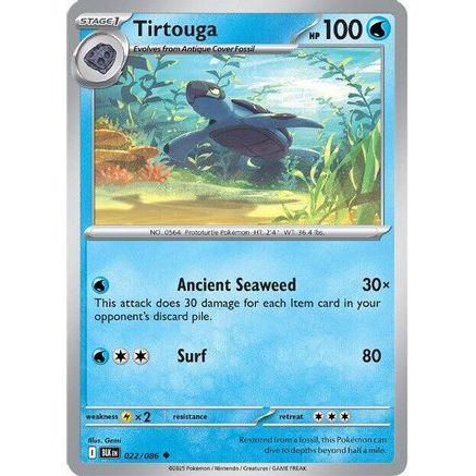 Tirtouga 22 - SV Black Bolt Reverse Holofoil