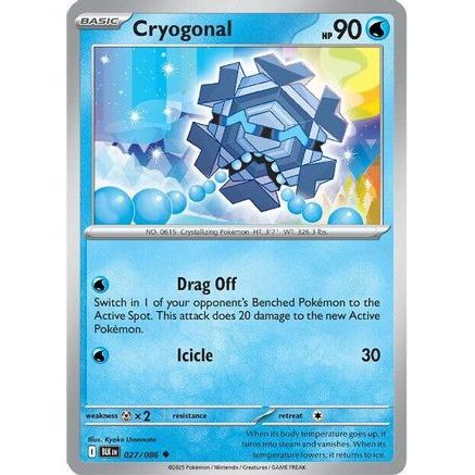 Cryogonal 27 - SV Black Bolt Reverse Holofoil